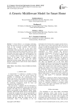A Generic Middleware Model for Smart Home