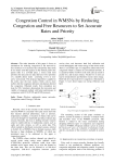 Congestion Control in WMSNs by Reducing Congestion and Free Resources to Set Accurate Rates and Priority