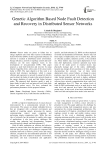 Genetic Algorithm Based Node Fault Detection and Recovery in Distributed Sensor Networks