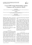 3-Level DWT Image Watermarking Against Frequency and Geometrical Attacks