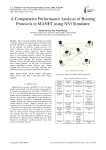 A Comparative Performance Analysis of Routing Protocols in MANET using NS3 Simulator