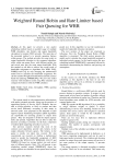 Weighted Round Robin and Rate Limiter based Fair Queuing for WRR