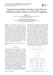 Graph Structured Data Security using Trusted Third Party Query Process in Cloud Computing