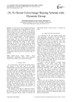 (N, N) Secret Color Image Sharing Scheme with Dynamic Group