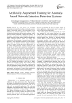 Artificially Augmented Training for Anomaly-based Network Intrusion Detection Systems