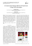 A Content based Image Retrieval Framework Using Color Descriptor