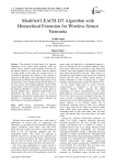 Modified LEACH-DT Algorithm with Hierarchical Extension for Wireless Sensor Networks