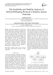The Scalability and Stability Analysis of KLEACH Routing Protocol in Wireless Sensor Networks