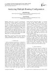 Analyzing Multiple Routing Configuration
