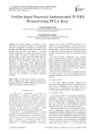 Verifier-based Password Authenticated 3P-EKE Protocol using PCLA keys
