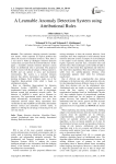 A Learnable Anomaly Detection System using Attributional Rules