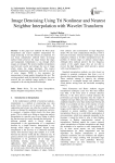 Image Denoising using Tri Nonlinear and Nearest Neighbor Interpolation with Wavelet Transform