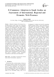 E-Commerce Adoption in Saudi Arabia: an Assessment of International, Regional and Domestic Web Presence