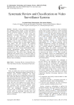 Systematic Review and Classification on Video Surveillance Systems