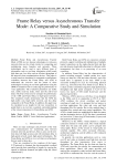 Frame Relay versus Asynchronous Transfer Mode: A Comparative Study and Simulation