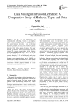 Data Mining in Intrusion Detection: A Comparative Study of Methods, Types and Data Sets