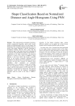 Shape Classification Based on Normalized Distance and Angle Histograms Using PNN