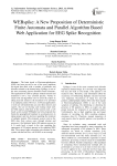 WEBspike: A New Proposition of Deterministic Finite Automata and Parallel Algorithm Based Web Application for EEG Spike Recognition