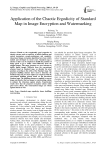 Application of the Chaotic Ergodicity of Standard Map in Image Encryption and Watermarking