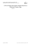 A Novel Image Encryption Scheme based on a Nonlinear Chaotic Map