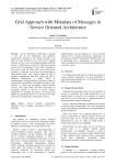 Grid Approach with Metadata of Messages in Service Oriented Architecture