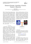 Enhanced Dynamic Algorithm of Genome Sequence Alignments