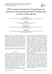 PID Controller Parameters Tuning Based-on Satisfaction for Superheated Steam Temperature of Power Station Boiler