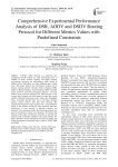 Comprehensive Experimental Performance Analysis of DSR, AODV and DSDV Routing Protocol for Different Metrics Values with Predefined Constraints