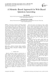 A Memetic-Based Approach for Web-Based Question Answering