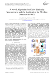 A Novel Algorithm for Color Similarity Measurement and the Application for Bleeding Detection in WCE