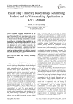 Baker Map's Itinerary Based Image Scrambling Method and Its Watermarking Application in DWT Domain