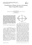 Classification of Brain Activity in Emotional States Using HOS Analysis