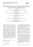 Edge Detection System using Pulse Mode Neural Network for Image Enhancement