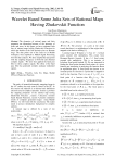 Wavelet Based Some Julia Sets of Rational Maps Having Zhukovskii Function
