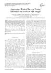 Appropriate Tealeaf Harvest Timing Determination Based on NIR Images
