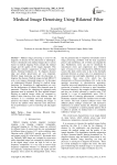 Medical Image Denoising Using Bilateral Filter