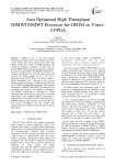 Area Optimized High Throughput IDMWT/DMWT Processor for OFDM on Virtex-5 FPGA