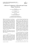 A Review Comparison of Wavelet and Cosine Image Transforms