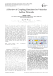 A Review of Coupling Simulator for Vehicular Ad-hoc Networks