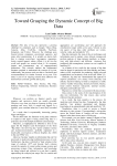 Toward Grasping the Dynamic Concept of Big Data