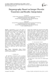 Steganography Based on Integer Wavelet Transform and Bicubic Interpolation