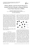Witness-Header and Next-Node Selection to Extend Network Lifetime in Energy-Efficient Clone-Node Detection in WSNs