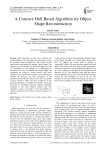 A Concave Hull Based Algorithm for Object Shape Reconstruction
