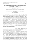ATAM-based Architecture Evaluation Using LOTOS Formal Method
