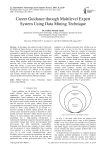 Career Guidance through Multilevel Expert System Using Data Mining Technique