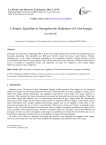 A Simple Algorithm to Strengthen the Brightness of Color Images