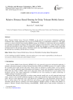 Relative Distance Based Routing for Delay Tolerant Mobile Sensor Network