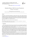 Simulation Design of AOS Cross Layer Transmission