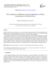The Comparison of Machine Learning Algorithms on Online Classification of Network Flows