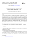 Research on Trustworthy Distributed System